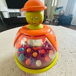 Orange and Green Spin Toy